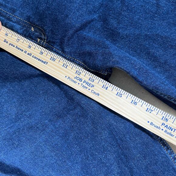 Vintage Levi's 550 Blue Jeans Medium Wash Denim 18W Short - Picture 7 of 7